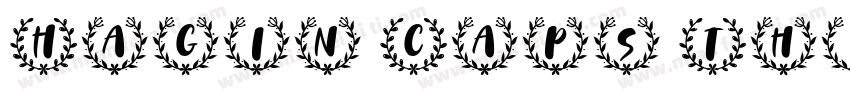Hagin Caps Thin字体转换